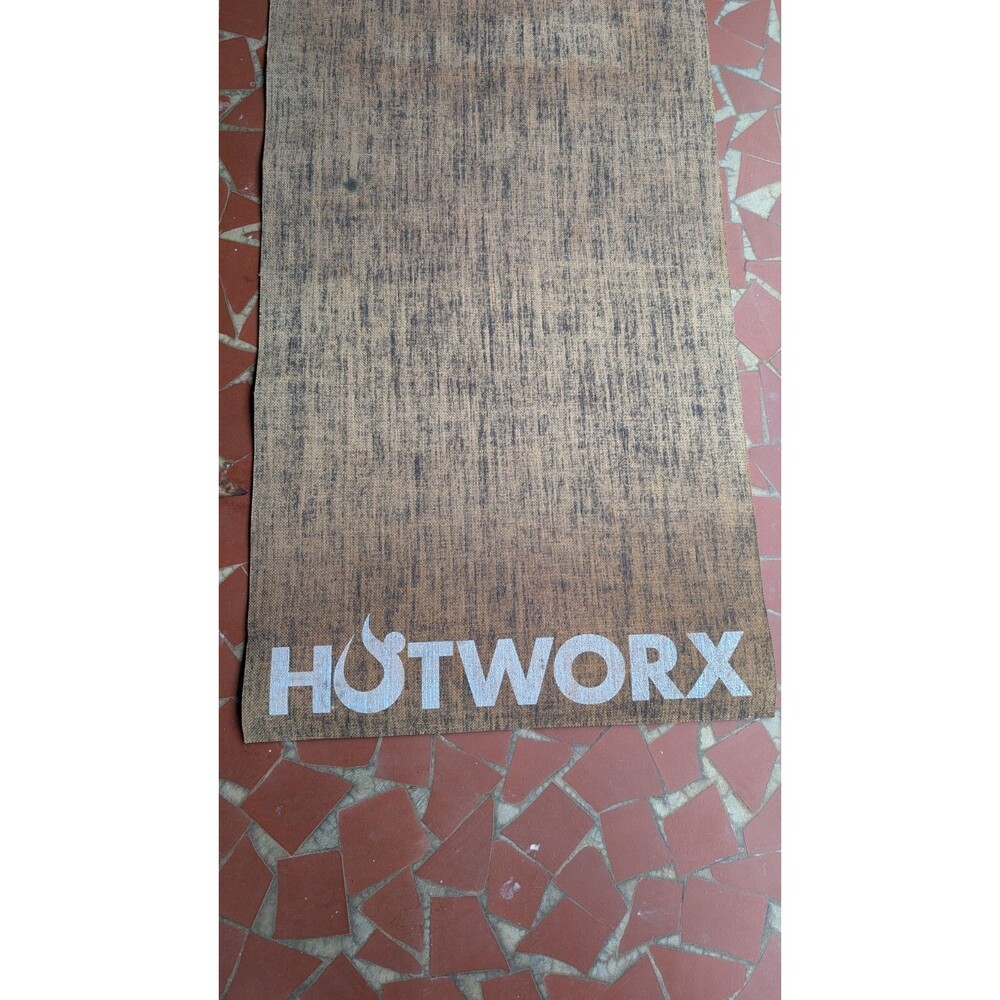 HOTWORX Exercise Yoga Mat - Non-Slip Textured Hemp Fiber-72" x 24"
